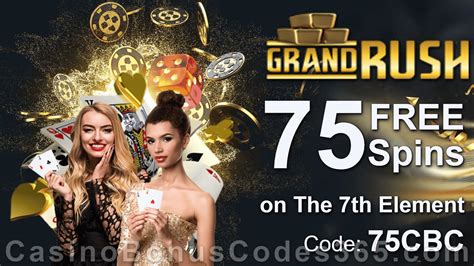 grand rush pokies bonus codes.